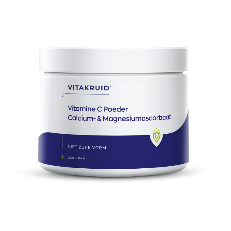 Vitamine C poeder Calcium-& Magnesiumasc