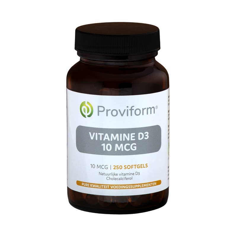 Vitamine D-3 10mcg (400 IE) 250softgels