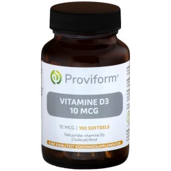 Vitamine D-3 10mcg (400 IE) 100softgels