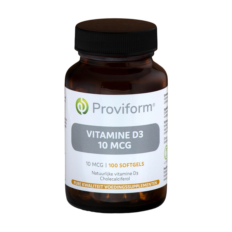 Vitamine D-3 10mcg (400 IE) 100softgels