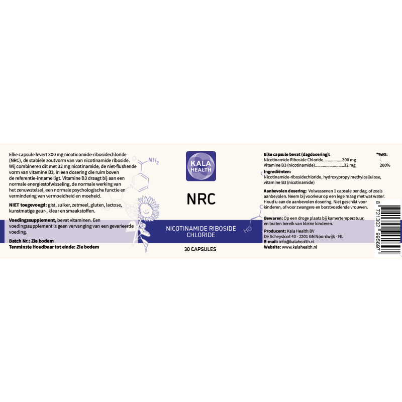 NRC 300mg Nicotinamide Riboside Chloride