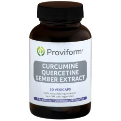 Curcumine Quercetine Gember extract 60vc