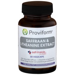 Saffraan 30mg active Theanine 100mg 30vc