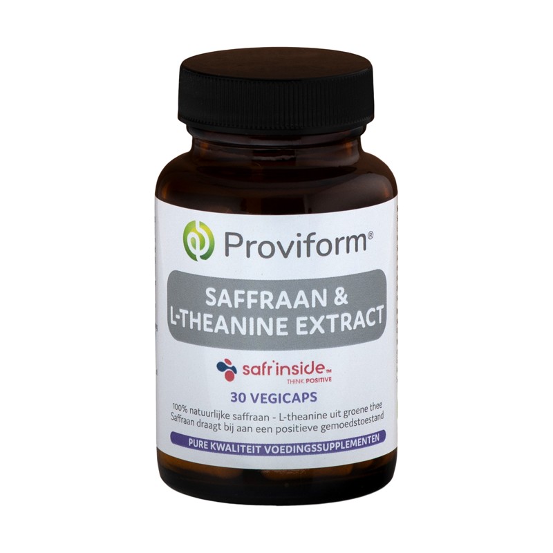 Saffraan 30mg active Theanine 100mg 30vc