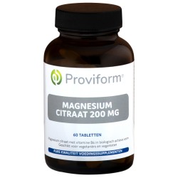 Magnesium Citraat 200mg & bio-actief B6