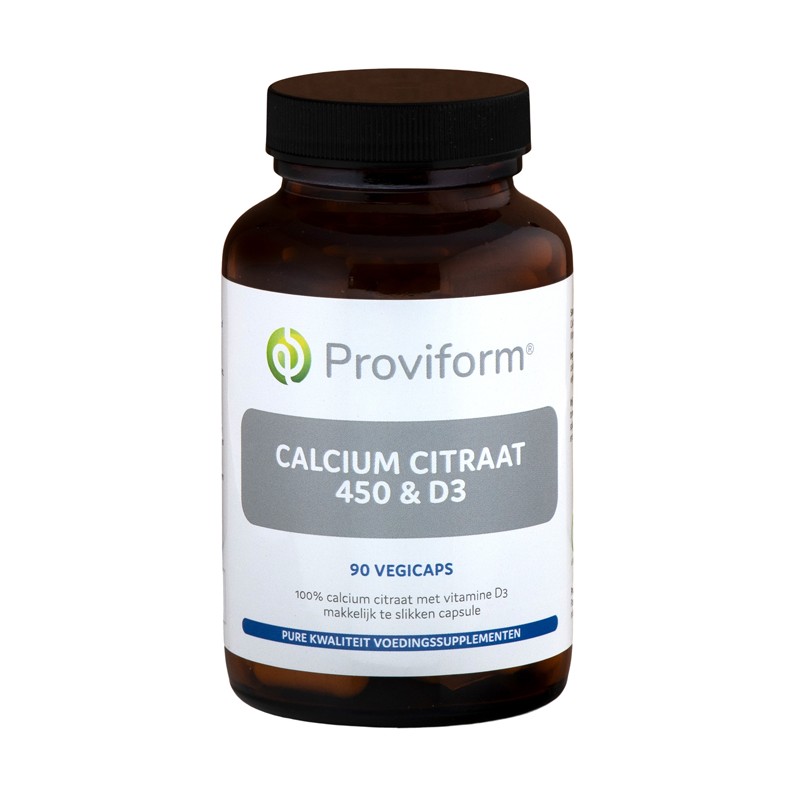 Calcium Citraat 450 & D3 90vcaps