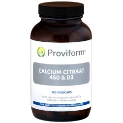 Calcium Citraat 450 & D3 180vcaps