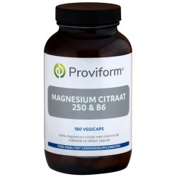 Magnesium Citraat 250 en B6 180vcaps