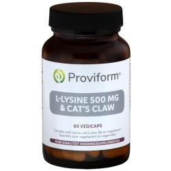 L-Lysine 500 mg & Cat's Claw 60vcaps