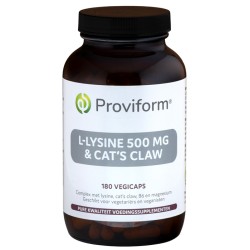 L-Lysine 500mg & Cat's Claw 180vcaps