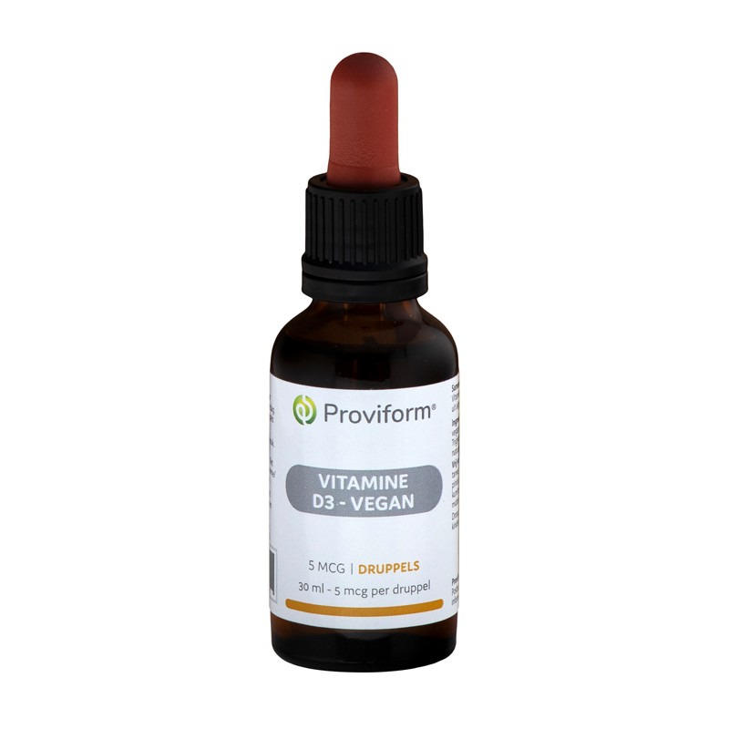 Vitamine D3 druppels 5 mcg VEGAN