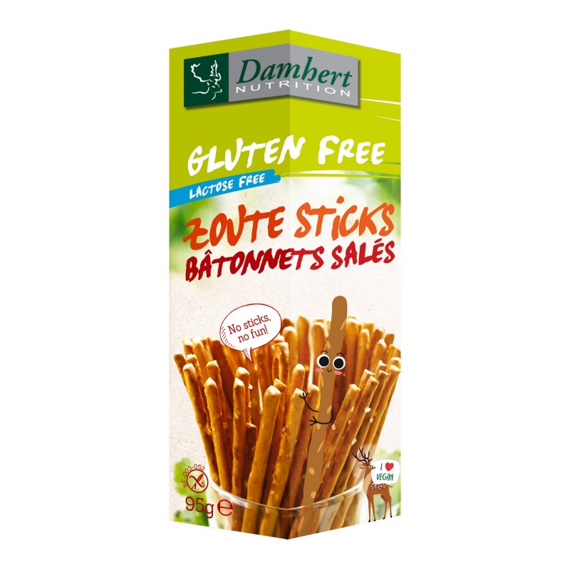 Gluten Free Zoute Sticks Lactose Free