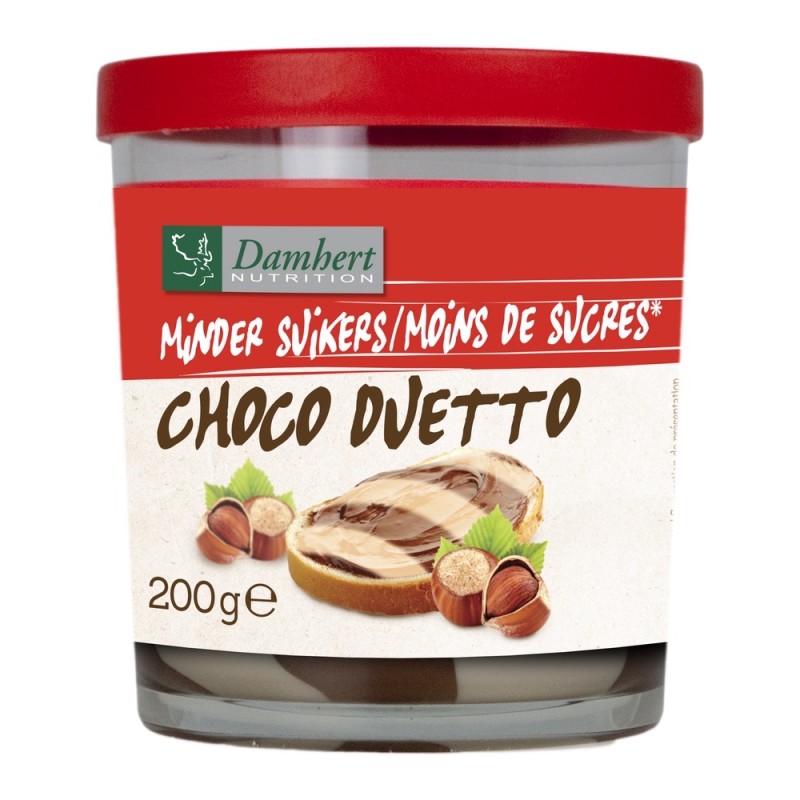 Minder Suikers Chocopasta Duetto