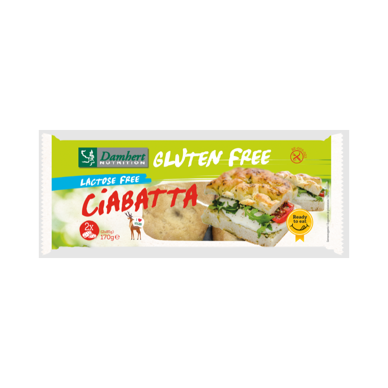 Gluten Free Ciabatta Lactose Free