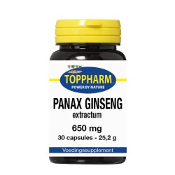 Panax ginseng extractum 650 mg