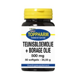 Teunisbloemolie + borage olie 500 mg