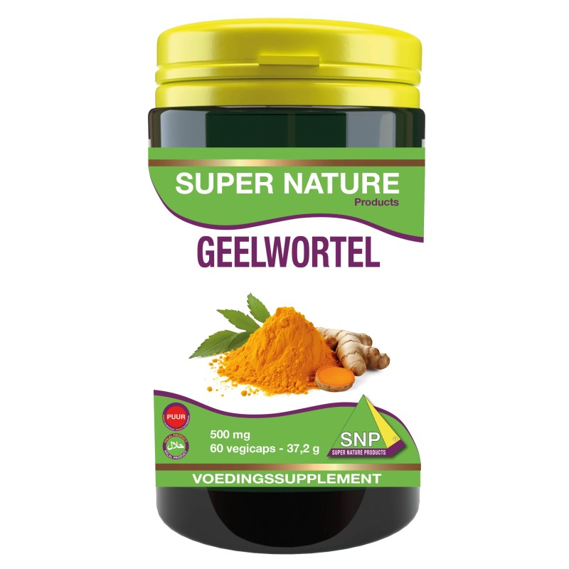 Geelwortel curcuma 500 mg puur