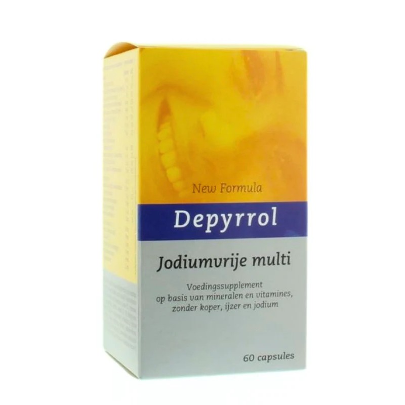 Jodiumvrije Multi mineralen en vitamines