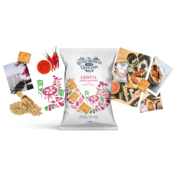 Lentil Snack Crackers glutenvrij