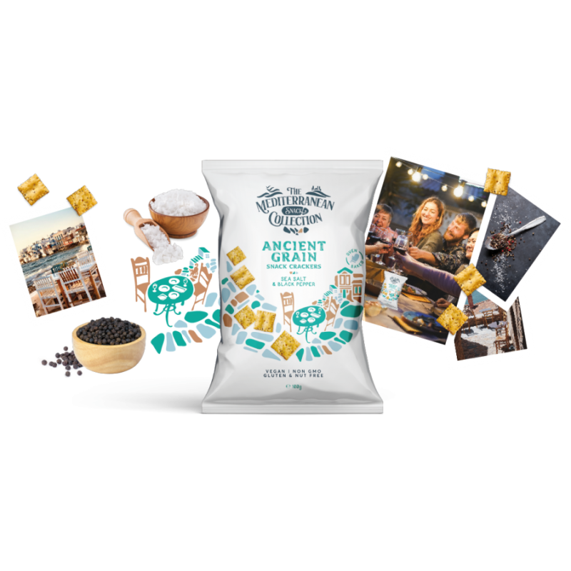 Ancient Grain Snack Crackers Glutenvrij