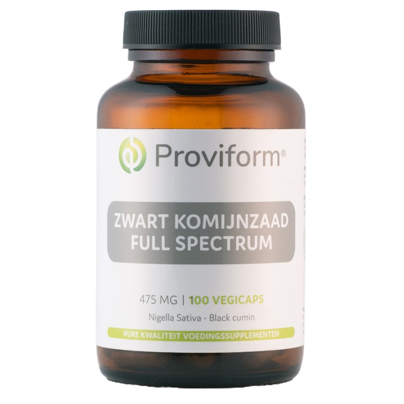 Zwart Komijnzaad Full Spectrum 475mg