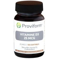 Vitamine D3 - 25mcg (1000 IE) 100softgel