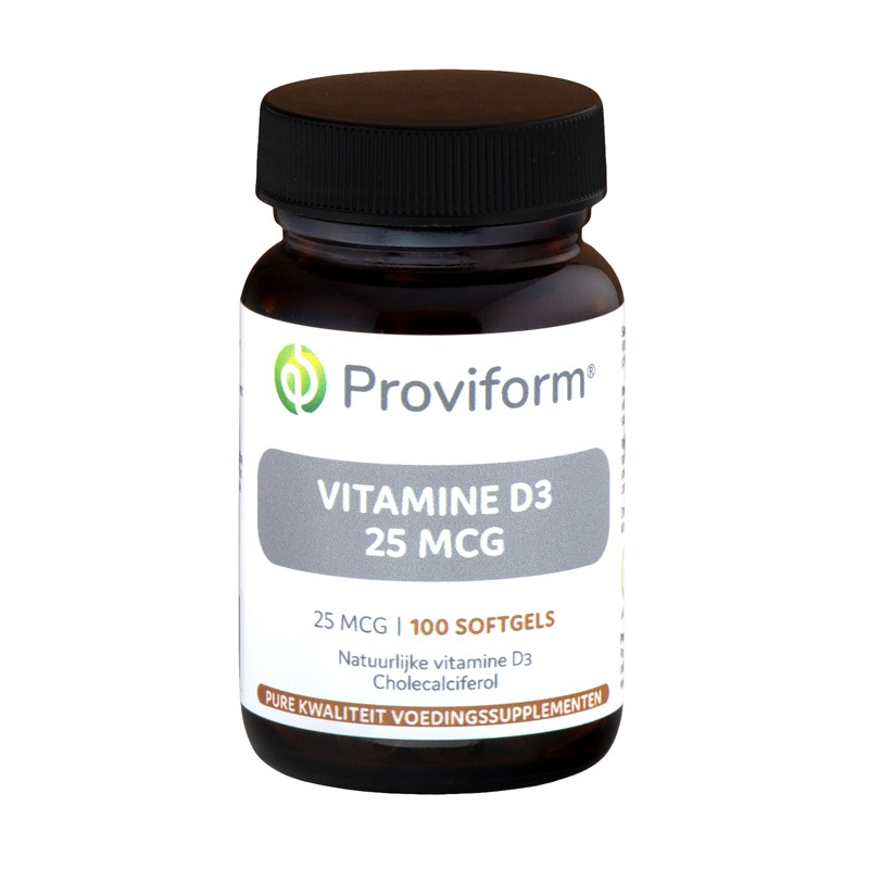 Vitamine D3 - 25mcg (1000 IE) 100softgel