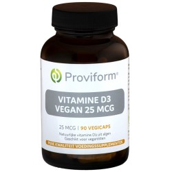 Vitamine D3 VEGAN 25mcg (1000 IE) 90vcap