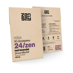 24 / Zen CBD pleister met lavendel 15mg