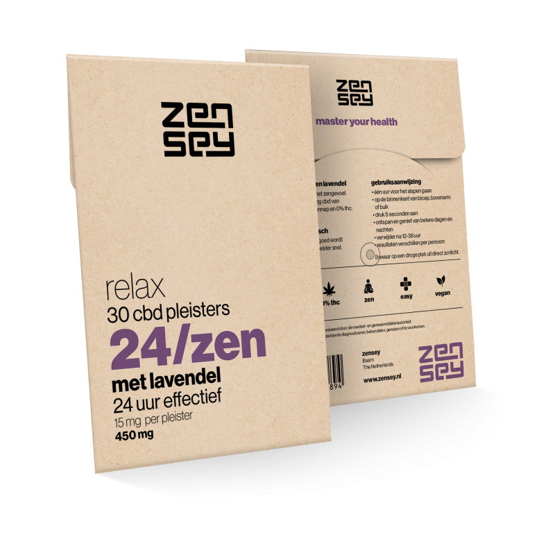24 / Zen CBD pleister met lavendel 15mg