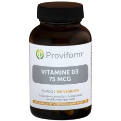 Vitamine D3 - 75mcg (3000 IE) 100vcaps